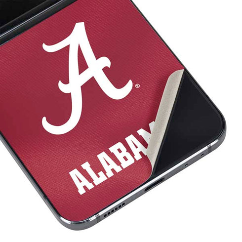 University of Alabama Maroon Jersey Galaxy Z Flip5 5G Skin